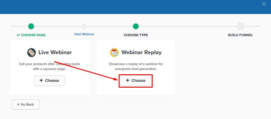 ClickFunnels Live Webinar或Webinar Replay